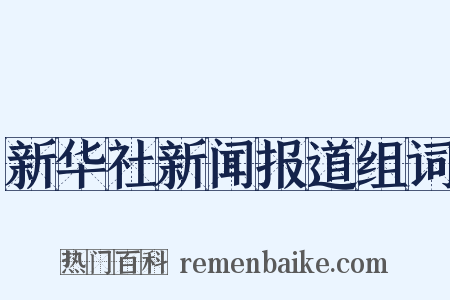 新华社新闻报道组词是什么意思的图片